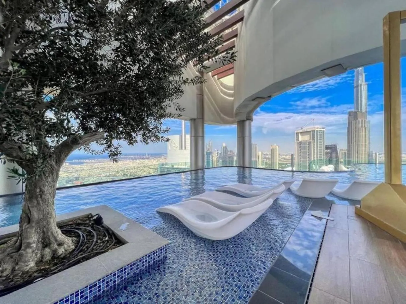 Apartment Paramount Hotel Residence Rooftop Infinity Pool Dubai United Arab Emirates